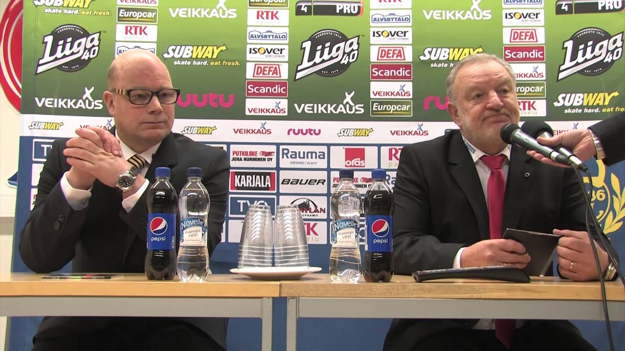 07.01.2015 Lukko - Ässät: Pressitilaisuus