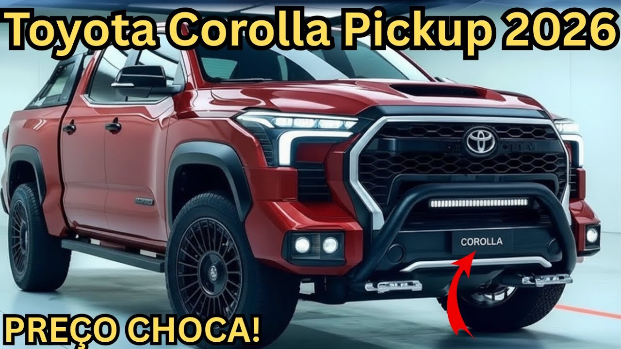 2026 Toyota Corolla Pickup — PREÇO, INTERIOR, POTÊNCIA, CONSUMO │ VALE A PENA?