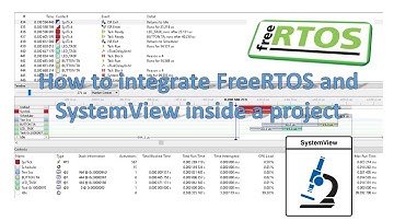 How to integrate FreeRTOS and SystemView inside a project | Part 1 | Learn with George