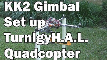 Gimbal set up on the KK2 controller with firmware version 1.5