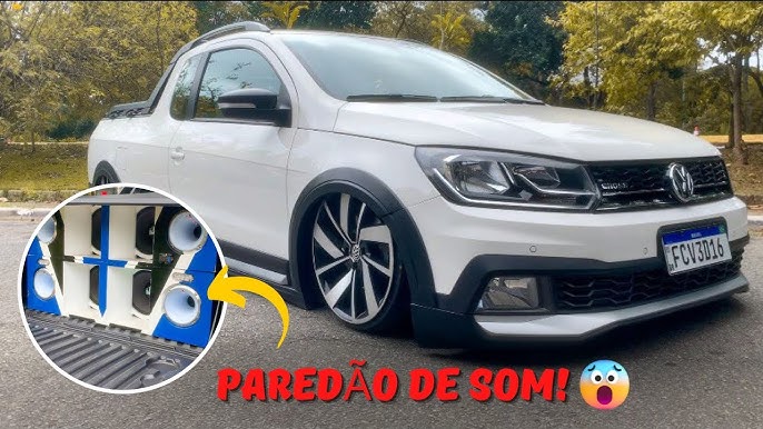 SAVEIRO CROSS rebaixada LOTADA de SOM😱⚠️ 