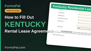 How to Fill Out a Kentucky Rental Lease Agreement (Step by Step)