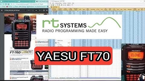 YAESU FT70D - RT SYSTEMS