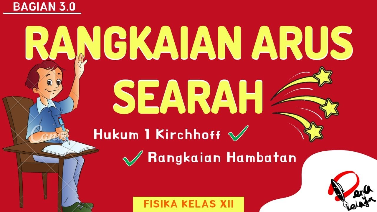 Fisika Kelas XII : Hukum I Kirchhoff dan Susunan Hambatan - YouTube