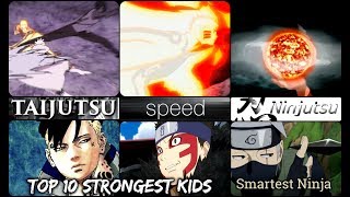 Boruto Best jutsu users - Top 10 strongest kids ( 2019 )