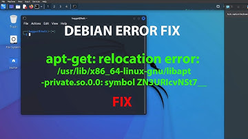 LINUX ERROR FIX: apt-get: relocation error  /usr/lib/x86_64-linux-gnu/libapt-private.so.0.0
