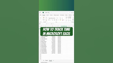 ✅ Microsoft Excel Time Tracking Formula You Need
