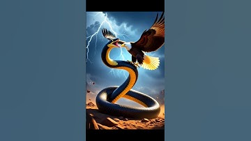 Eagle Attack Snake 🌼 ♥️ 💙 🥰 🥰 #Viral Ai Video / #Shorts