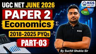 UGC NET June 2026 | UGC NET Paper 2 Economics 2018-2025 PYQs Part 3 | by Suchit Shukla Sir