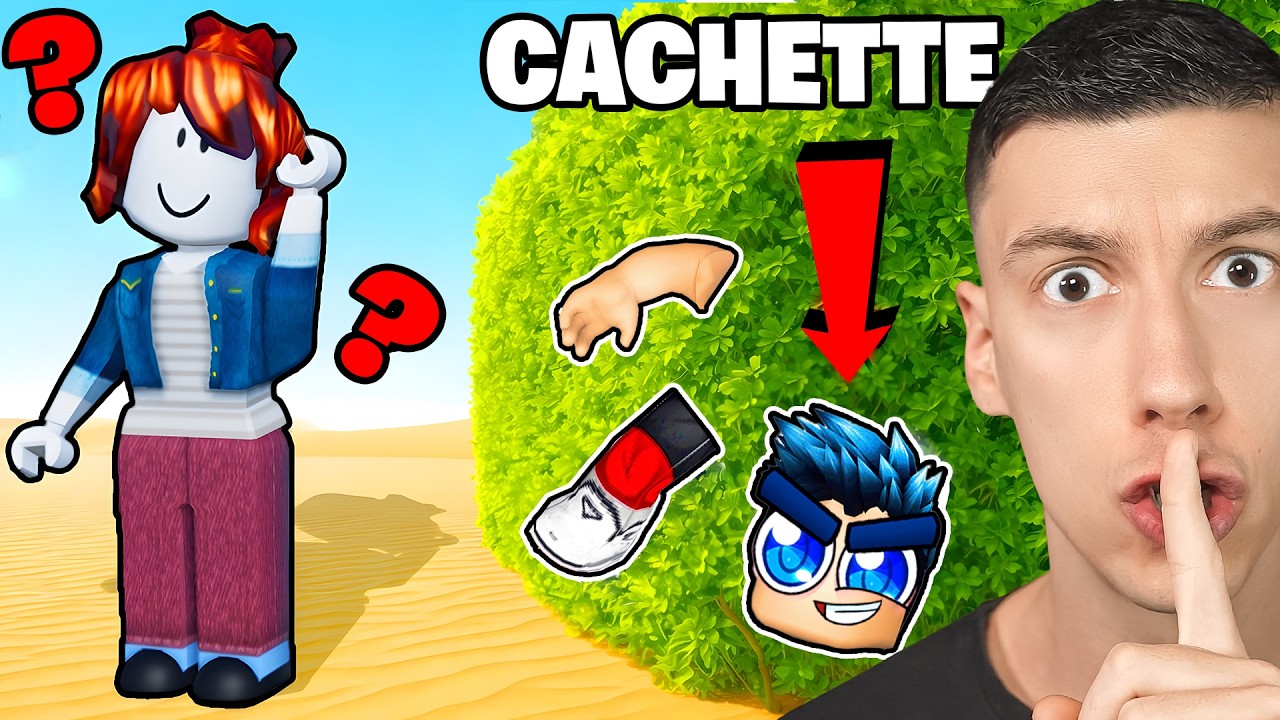 Trouver des endroits IMPOSSIBLES dans Roblox pour cacher des parties de mon corps...