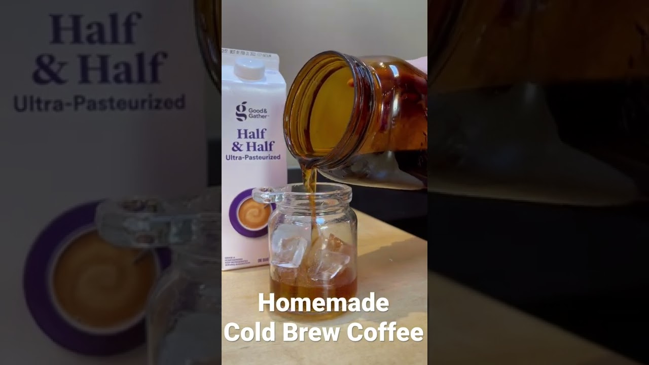 Homemade Cold Brew Coffee YouTube