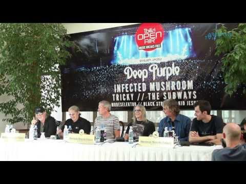 Deep Purple - პრესკონფერენცია თბილისში 04.06.2013