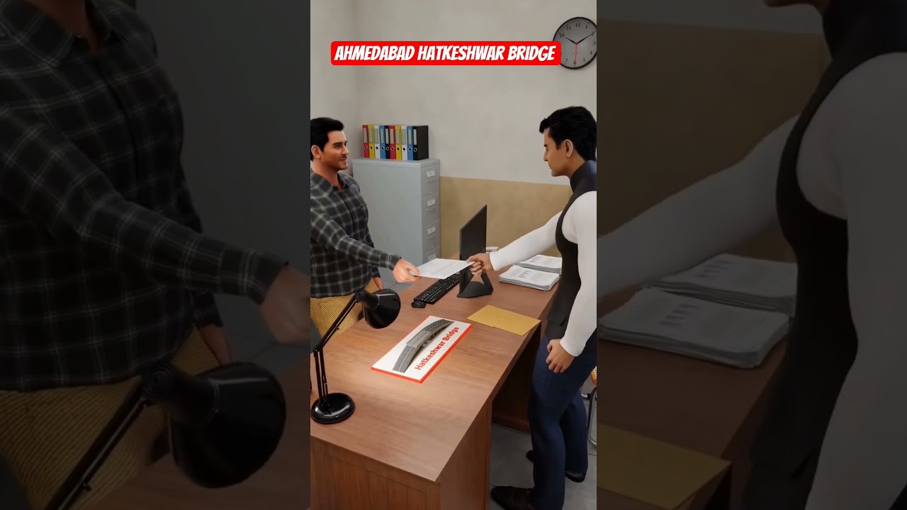 Ahmedabad Hatkeshwar Bridge (3D) by Professor of How 