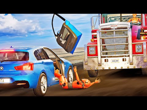 видео: Mechanical failure and Car Crashes #02 [BeamNG.Drive]