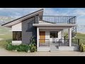 120 sqm. | 10m x 12m | 2 Bedrooms | Simple House Design with Deck