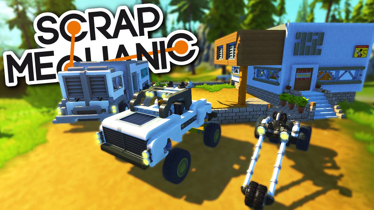 Scrap mechanic выживание карта