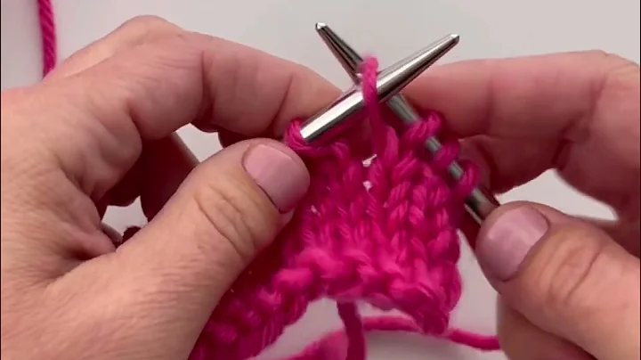 M1L - make one left knitting increase tutorial