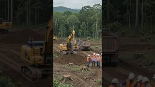 transforming aa forest to a mega city #construction