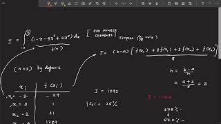 Lecture 4e: Application of Newton Cotes Methods to a Problem