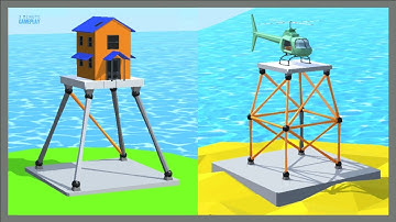 Tower Builder 3D! | 3 Minute Gameplay pt-01 | Level 1-7