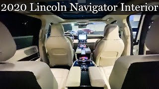 2020 Lincoln Navigator Reserve Interior at Night with Jonathan Sewell Sells