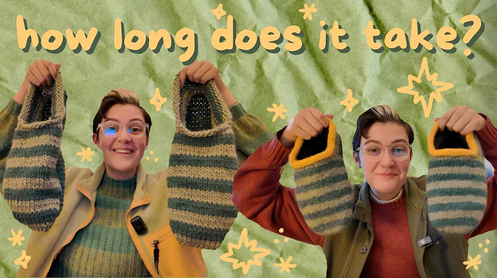 knitting the viral sailor slippers and timing myself .｡.:*☆ ⌚🌟 - my honest experience