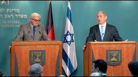 Germany's Steinmeier reiterates commitment to a two state solution;  Reuters