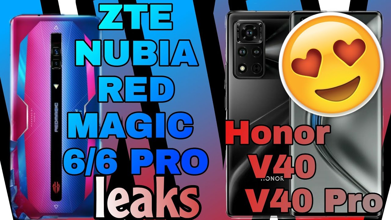 RED MAGIC 6/6 PRO - HONOR V40/40PRO LEAKS 😍😍