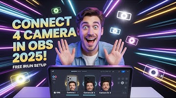 CONNECT 4 CAMERA IN OBS 2025! || FREE IRIUN SETUP