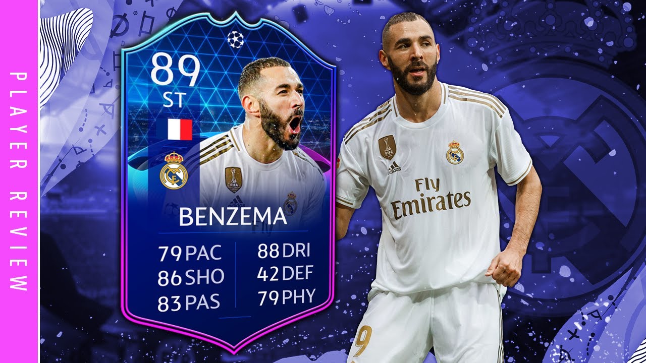 Fifa 20 Totgs Benzema Review 89 Tottgs Benzema Sbc Player Review Youtube