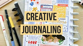 Creative Journaling Tips | Write With Me in My Journal! | Functional After the Pen | Happy Planner