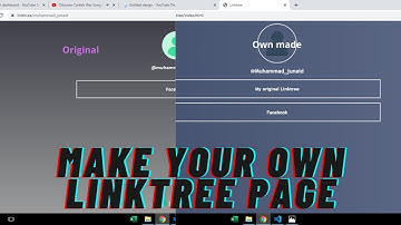 Make your own linktree page using HTML and CSS ||How to make linktree page