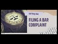 A former judge threatens me with a bar complaint