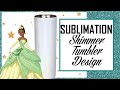 Sublimating Glitter Skinny Tumbler with Cricut Mug Press