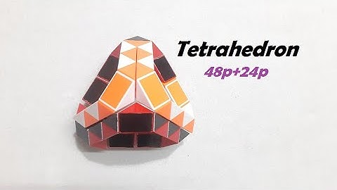 COMBINATION OF 2 SNAKE CUBE (48p+24p) - Tetrahedron
