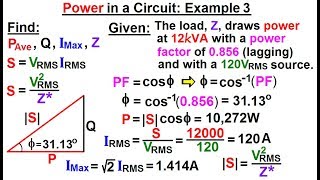 electrical engineering: ch 12 ac power (43 of 58) power in a circuit: ex 3