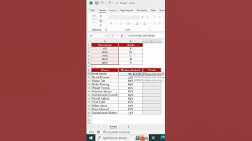 Automatically grade assignments with LOOKUP function in Excel #excel, #shorts, #howto, #excelhacks