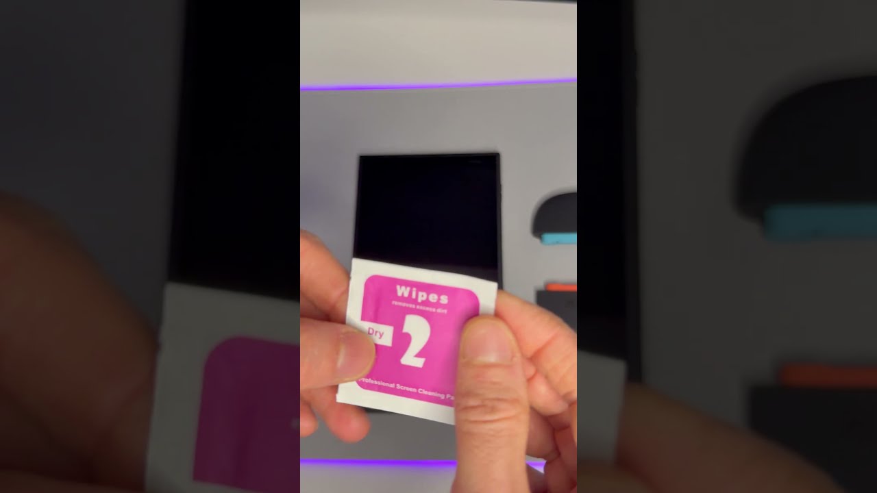 Unboxing Installing Tempered Glass Nintendo Switch 2