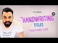 🔴 Handwriting Titles Plugin for Final Cut Pro Live Training
