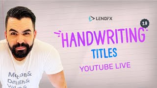  Handwriting Titles Plugin for Final Cut Pro Live Training