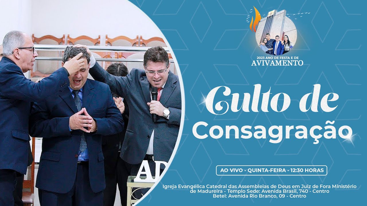 Culto de Consagração - ADBRASILJF - CULTO AO VIVO -13/02/2025