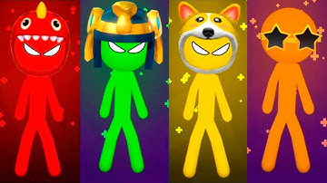 Stickman Party All Random Funny MINIGAMES 1 2 3 4 Player Games 2022 Gameplay #12