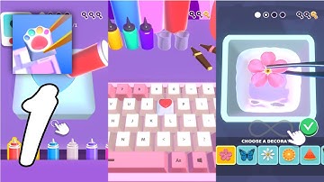 DIY Keyboard Gameplay #1 All Levels (Android, IOS)