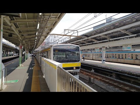 JR東日本E231系0番台 各駅停車 三鷹行 JR中央・総武線 西船橋発車