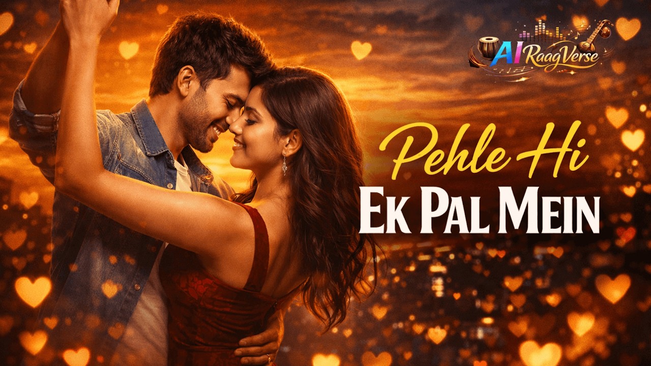 Pehle Hi Ek Pal Mein ❤️ Tu Mere Dil Mein Aa Gaya | Hindi Love Song | AI Bollywood | AI RaagVerse