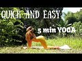 5 min YOGA FLOW 🌸 | the perfect stretch | UBUD, Bali🌴