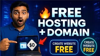 How to Get FREE Hosting &amp; Domain in 2025 🚀 | Make Website FREE @FreeHosting