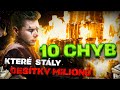 Neopakujte tyto podnikatelské chyby. Jsou drahé!