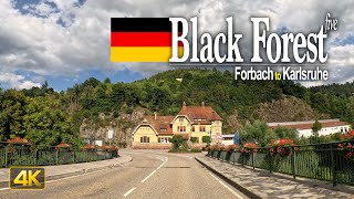 Black Forest/Schwarzwald, Germany 🇩🇪 Driving from Forbach to Karlsruhe