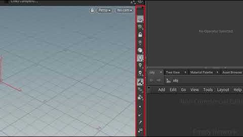 Houdini user interface